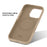MUTURAL For iPhone 16 Pro Magnetic Case Compatible with MagSafe Liquid Silicone Back Cover - Desert Gold - 3