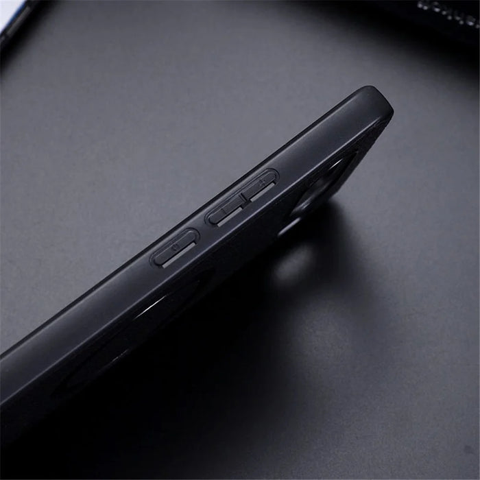 For OnePlus 13 Magnetic Case Litchi Texture PU Leather+TPU Phone Back Cover - Black - 5