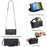 For Google Pixel 9a Leather Case Wallet Stand Phone Cover with Straps - Black - 6