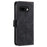 For Google Pixel 9a Leather Case Splicing Stitching Wallet Stand Phone Cover with Strap - Black - 7