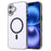 For iPhone 16 Plus Magnetic Case Compatible with MagSafe 1.0mm Ultra Thin PC Back Cover - Black - 1