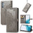 For Samsung Galaxy A36 5G Wallet Case Mandala Flower Leather Phone Cover Stand View - Grey - 4