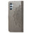 For Samsung Galaxy A36 5G Wallet Case Mandala Flower Leather Phone Cover Stand View - Grey - 6