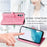 For Samsung Galaxy A56 5G Case Leather Wallet Flip Phone Cover Cute Cat Dog Pattern - Pink - 4