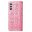 For Samsung Galaxy A56 5G Case Leather Wallet Flip Phone Cover Cute Cat Dog Pattern - Pink - 7