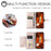 For Google Pixel 8a Crossbody Leather Case Ring Buckle Wallet Stand Rhombus Mobile Cover - Rose Gold - 5