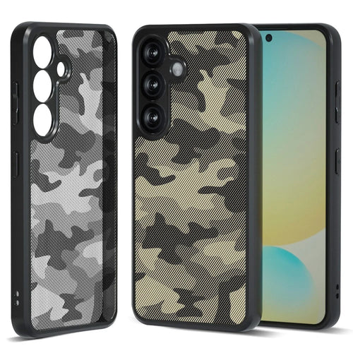 IBMRS For Samsung Galaxy S25 Case TPU + PC Heavy Duty Shockproof Phone Cover Camera Protection - Artistic Camouflage - 1