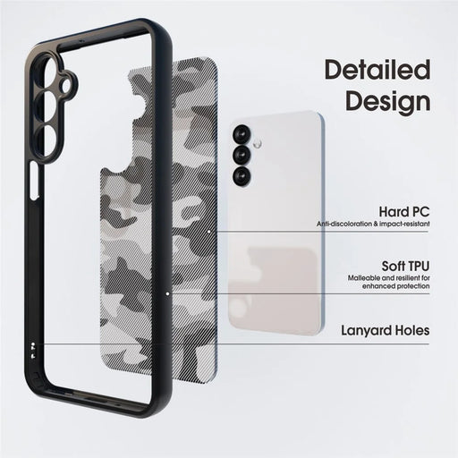 IBMRS For Samsung Galaxy A16 5G / 4G Case TPU + PC Heavy Duty Shockproof Phone Cover Camera Protection - Artistic Camouflage - 2