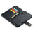 DG.MING for Samsung Galaxy A36 5G Case Detachable Split Leather Phone Cover - Black - 4