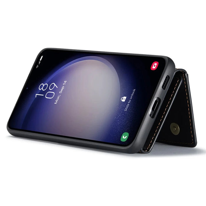 DG.MING M2 Series for Samsung Galaxy A36 5G Case PU+PC+TPU Phone Cover Detachable Wallet - Black - 3