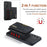 DG.MING M2 Series for Samsung Galaxy A36 5G Case PU+PC+TPU Phone Cover Detachable Wallet - Black - 5