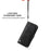 For iPhone 14 Pro Anti-scratch Phone Case Retro Texture PU Leather Rotating Card Slot Stand Wallet Phone Cover - Black - 4