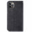 For iPhone 14 Pro Anti-scratch Phone Case Retro Texture PU Leather Rotating Card Slot Stand Wallet Phone Cover - Black - 6