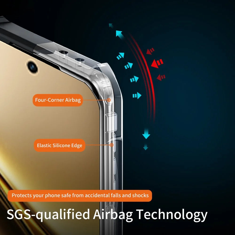 XUNDD For vivo X200 Pro 5G Case Dropproof TPU + Acrylic Clear Back Phone Cover - 2
