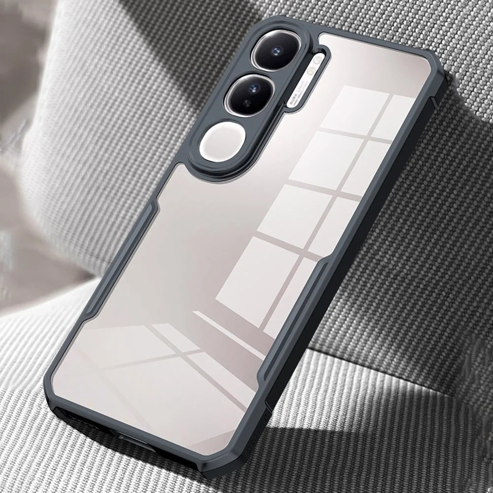 XUNDD For vivo V40 Lite (Indonesia) 4G Case Dropproof TPU + Acrylic Clear Back Phone Cover - 3