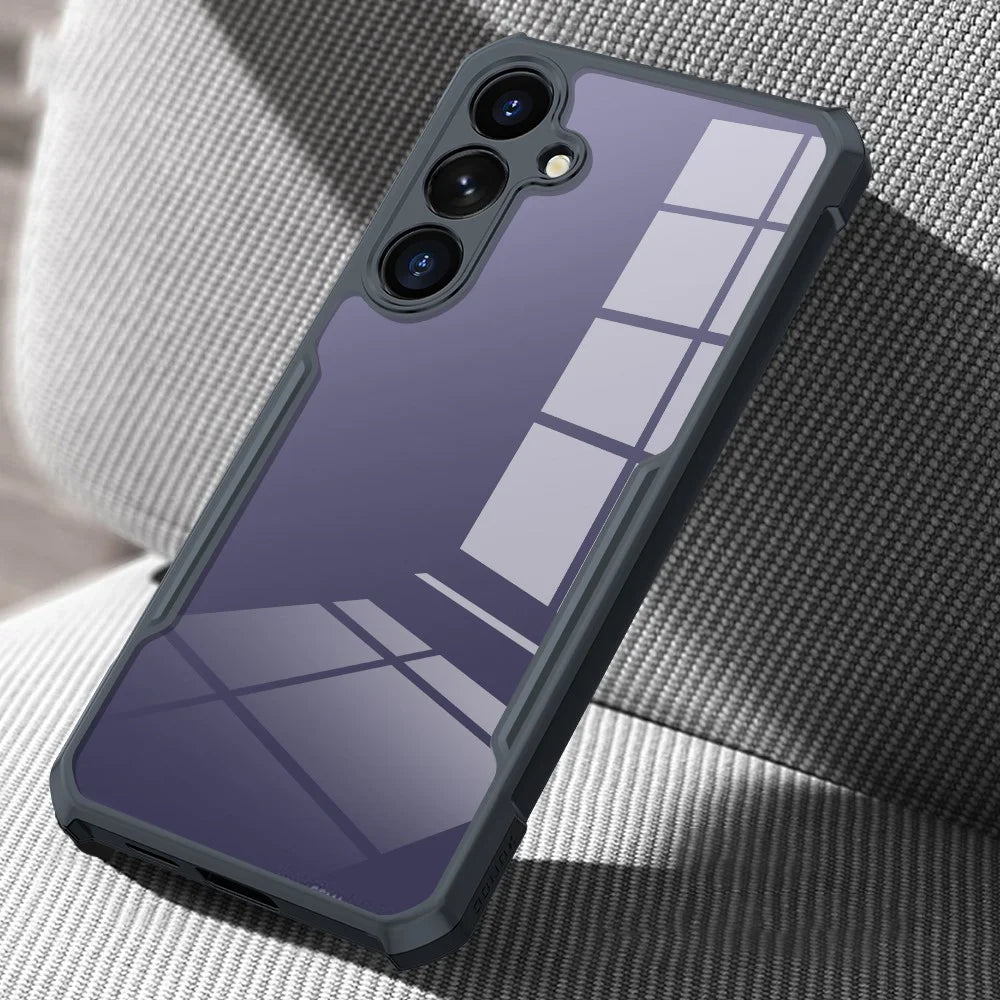 XUNDD For Samsung Galaxy S25+ Case Dropproof TPU + Acrylic Clear Back Phone Cover - 3