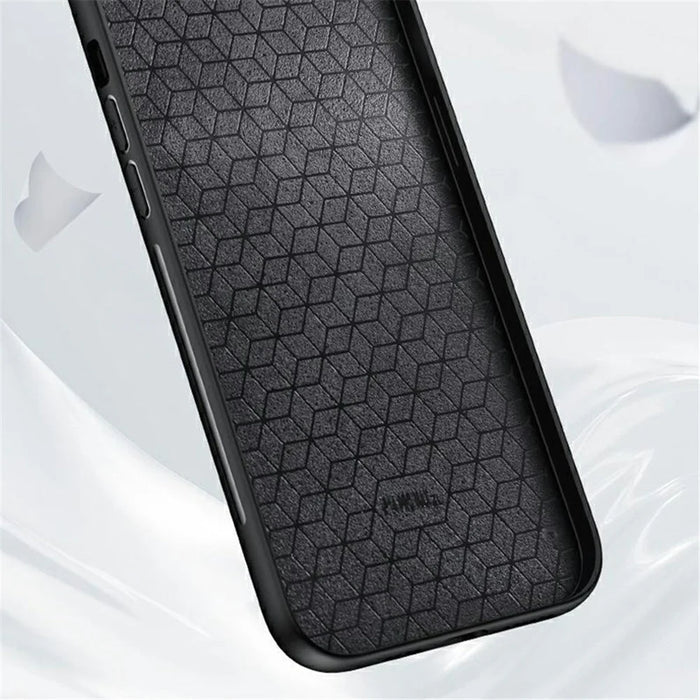 For Samsung Galaxy A36 5G Case Deer Pattern Cloth Texture PU Leather Hybrid Phone Cover - Grey - 6