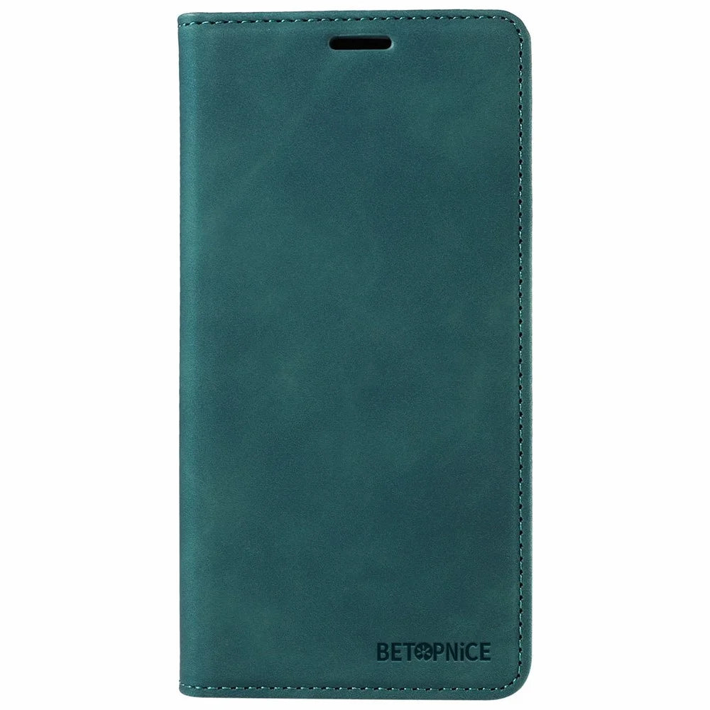 BETOPNICE 003 Wallet Case for Infinix Smart 8 Plus / Smart 8 Pro 4G / Smart 8 4G / Hot 40i / TECNO Spark Go 2024 4G Leather Phone Cover - Green - 7