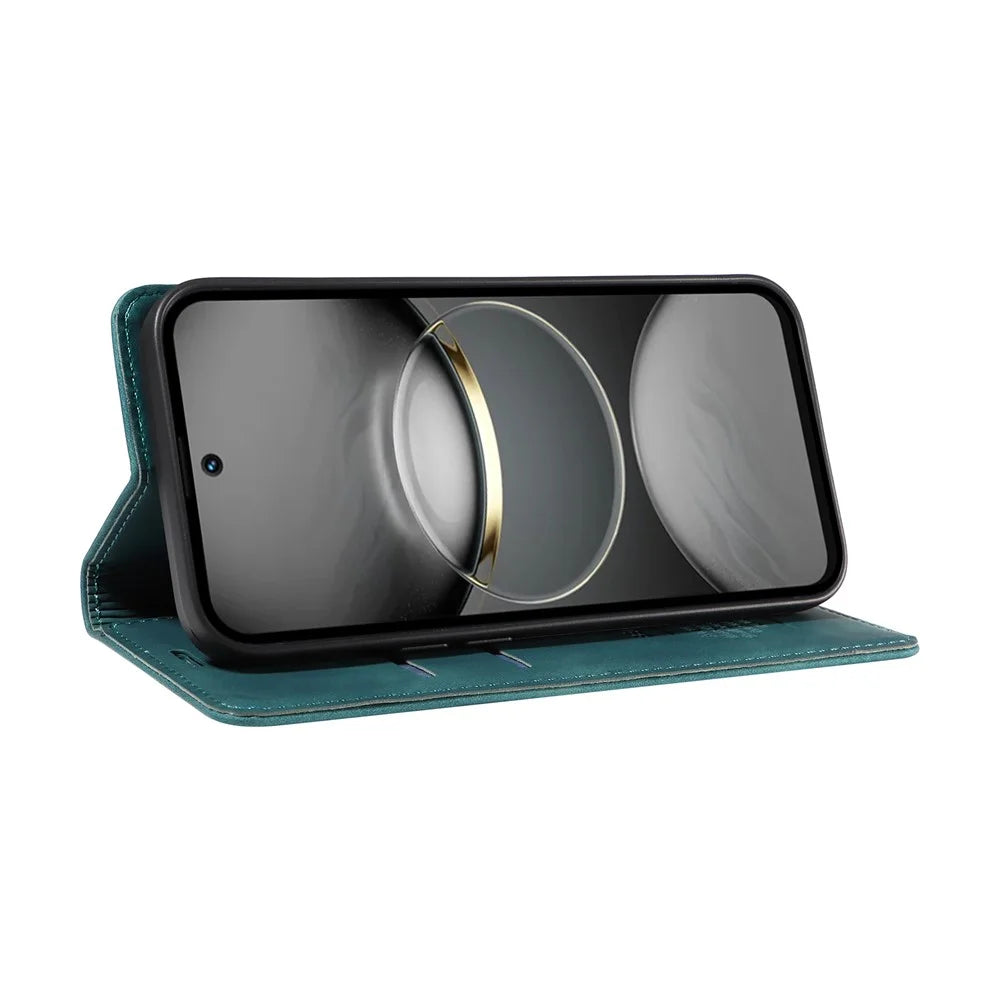BETOPNICE 003 For TECNO Spark 30C 4G Wallet Case Leather Phone Cover with Stand - Green - 3