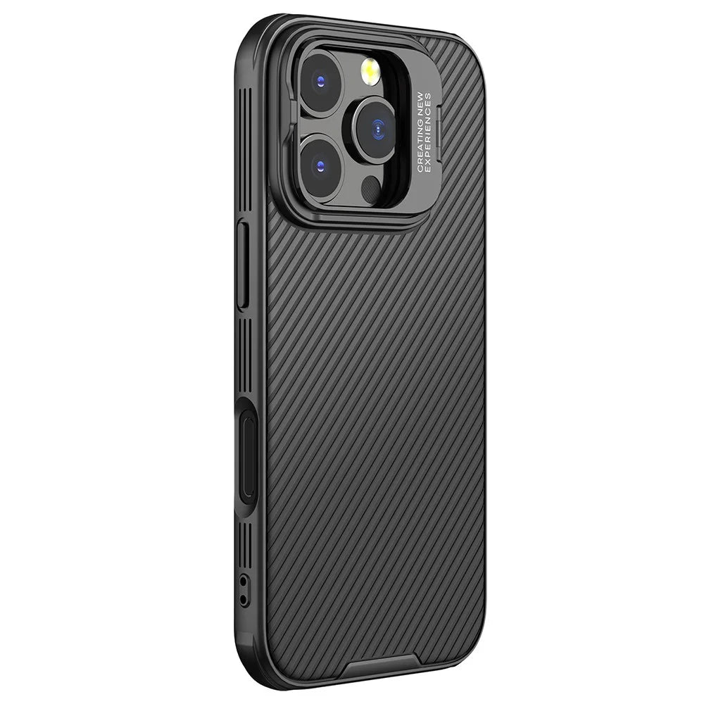 NILLKIN Camshield Prop Magnetic Series for iPhone 16 Pro Max Case Compatible with MagSafe TPU+PC Phone Cover with Lens Frame - 1