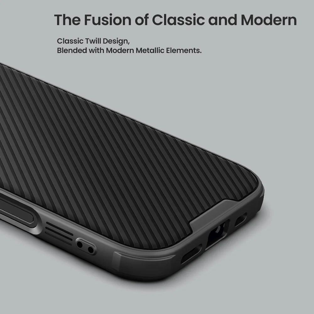 NILLKIN Camshield Prop Magnetic Series for iPhone 16 Pro Max Case Compatible with MagSafe TPU+PC Phone Cover with Lens Frame - 7