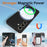For Samsung Galaxy S24 FE Magnetic Case Anti-Drop Liquid Silicone Phone Cover - Black - 3