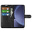 For Samsung Galaxy S25+ Case Litchi Texture Shockproof Leather Wallet Phone Cover - Black - 2