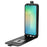 For Samsung Galaxy S25 Case with Card Slots Vertical Flip Leather Phone Cover - Black - 2