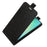 For Samsung Galaxy S25 Case with Card Slots Vertical Flip Leather Phone Cover - Black - 3