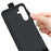 For Samsung Galaxy S25 Case with Card Slots Vertical Flip Leather Phone Cover - Black - 4