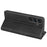 For Samsung Galaxy S25 Case Skin-Touch Leather Wallet Phone Cover - Black - 4