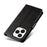 For iPhone 16 Pro Max Case Calf Texture Magnetic Clasp Wallet PU Leather Phone Cover - Black - 7