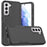 For Samsung Galaxy S21 5G / S21 4G Case 2-in-1 PC+TPU Shockproof Phone Cover - Black - 1