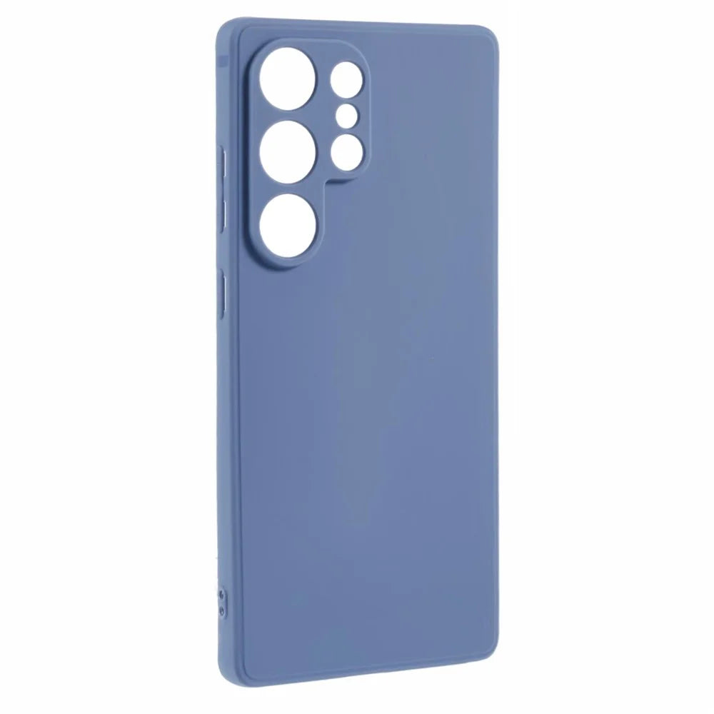 For Samsung Galaxy S25 Ultra Case Precise Cut-Outs Straight Edge TPU Shockproof Phone Cover - Lavender Grey - 3