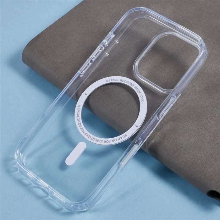 X-LEVEL For iPhone 16 Pro Case Compatible with MagSafe TPU+PC Clear Back Cover with Camera Control Button - 7