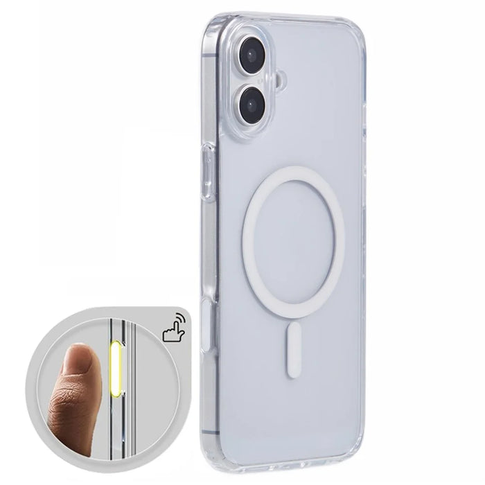 X-LEVEL For iPhone 16 Plus Case Compatible with MagSafe TPU+PC Clear Back Cover with Camera Control Button - 1