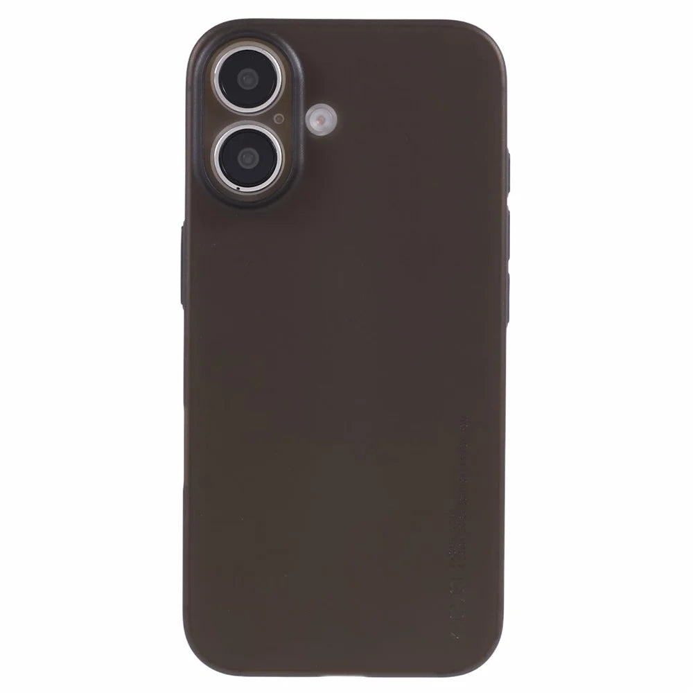 X-LEVEL For iPhone 16 Case Hard PP Matte Phone Cover 0.18mm Ultra-Thin - Transparent Black - 3