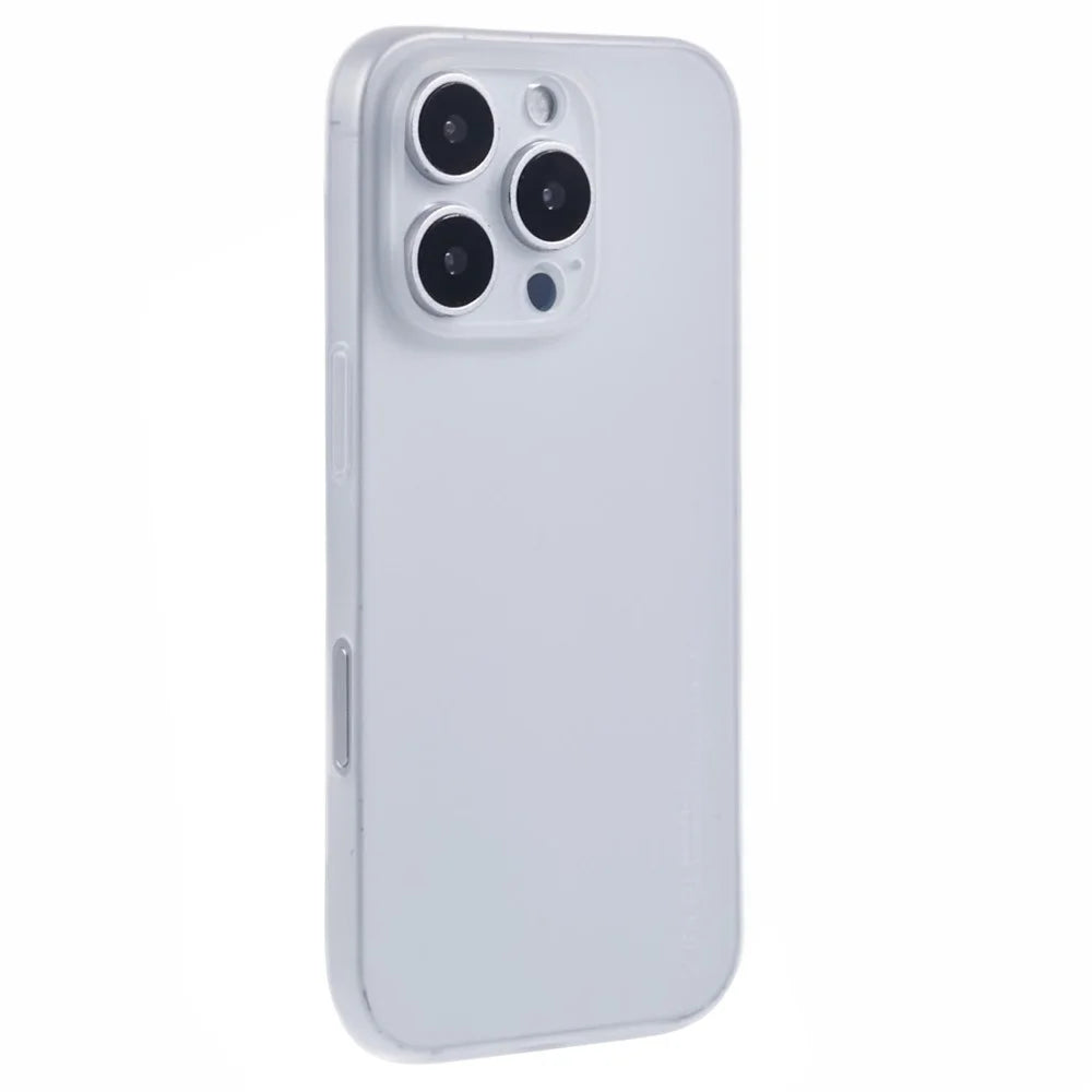 X-LEVEL For iPhone 16 Pro Case Hard PP Matte Phone Cover 0.18mm Ultra-Thin - Transparent - 1