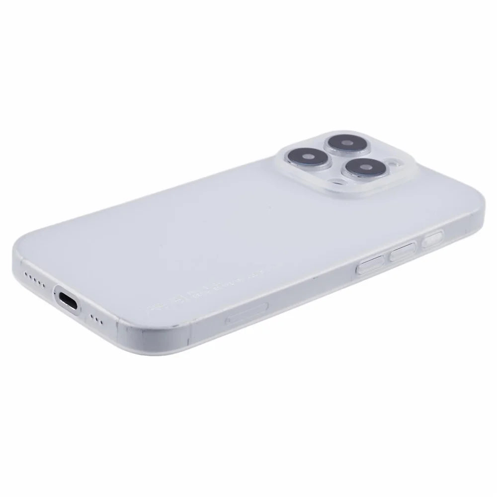 X-LEVEL For iPhone 16 Pro Case Hard PP Matte Phone Cover 0.18mm Ultra-Thin - Transparent - 4