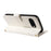 For Google Pixel 9a Wallet Case Rhombus Leather Phone Cover with Shoulder Strap, Wrist Strap - White - 4