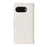 For Google Pixel 9a Wallet Case Rhombus Leather Phone Cover with Shoulder Strap, Wrist Strap - White - 7