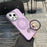For iPhone 16 Pro Max Magnetic Case Kickstand TPU + PC Phone Back Cover - Purple - 4