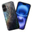 For iPhone 16 Plus Cover Dazzling Color Style Shockproof Phone Case - Black - 1