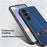 For Samsung Galaxy S25 Case Wood Texture Leather Coated TPU Phone Protective Cover - Blue - 7