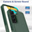 For Samsung Galaxy S22 5G Case 2-in-1 PC+TPU Shockproof Phone Cover - Dark Green - 5