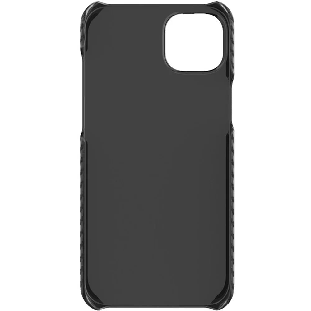 IMAK Ruiyi Series for iPhone 14 Carbon Fiber Texture PU Leather Coated PC Case Slim Back Cover - 6