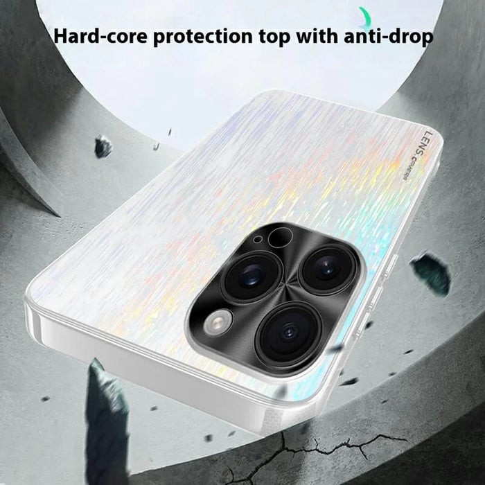 For iPhone 16 Pro Max Colorful Phone Case Ultra Slim Dropproof Hard PC Back Cover - Sky Blue - 3