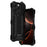 R-JUST For iPhone 16 Pro Case Aluminum Alloy Mechanical Armor Hollow Phone Back Cover - Black - 1