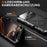 R-JUST RJ09-1 For iPhone 16 Pro Case Silicone+Aluminium Alloy Phone Cover with Screen Film - Black - 4