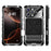 R-JUST RJ09-1 For iPhone 16 Pro Case Silicone+Aluminium Alloy Phone Cover with Screen Film - Black - 7